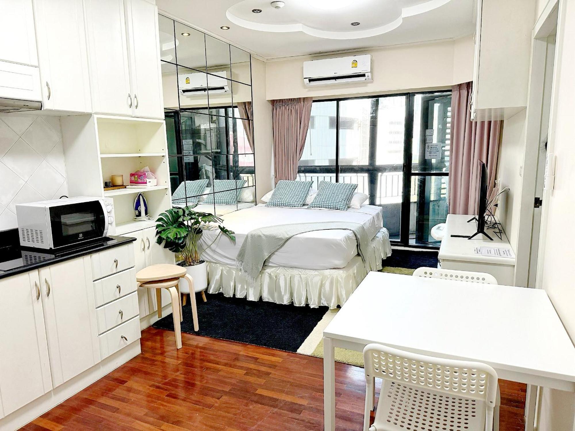 Center Bangkok Suite Next To Platinum Mall Exterior foto