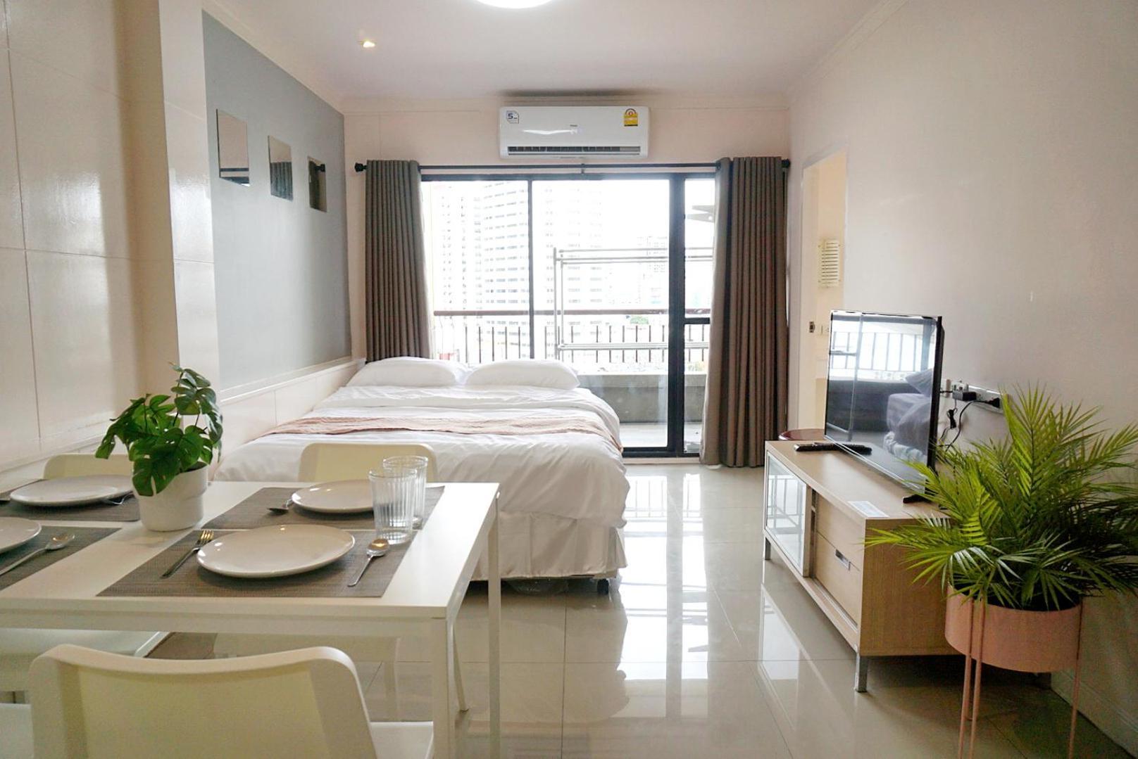 Center Bangkok Suite Next To Platinum Mall Exterior foto