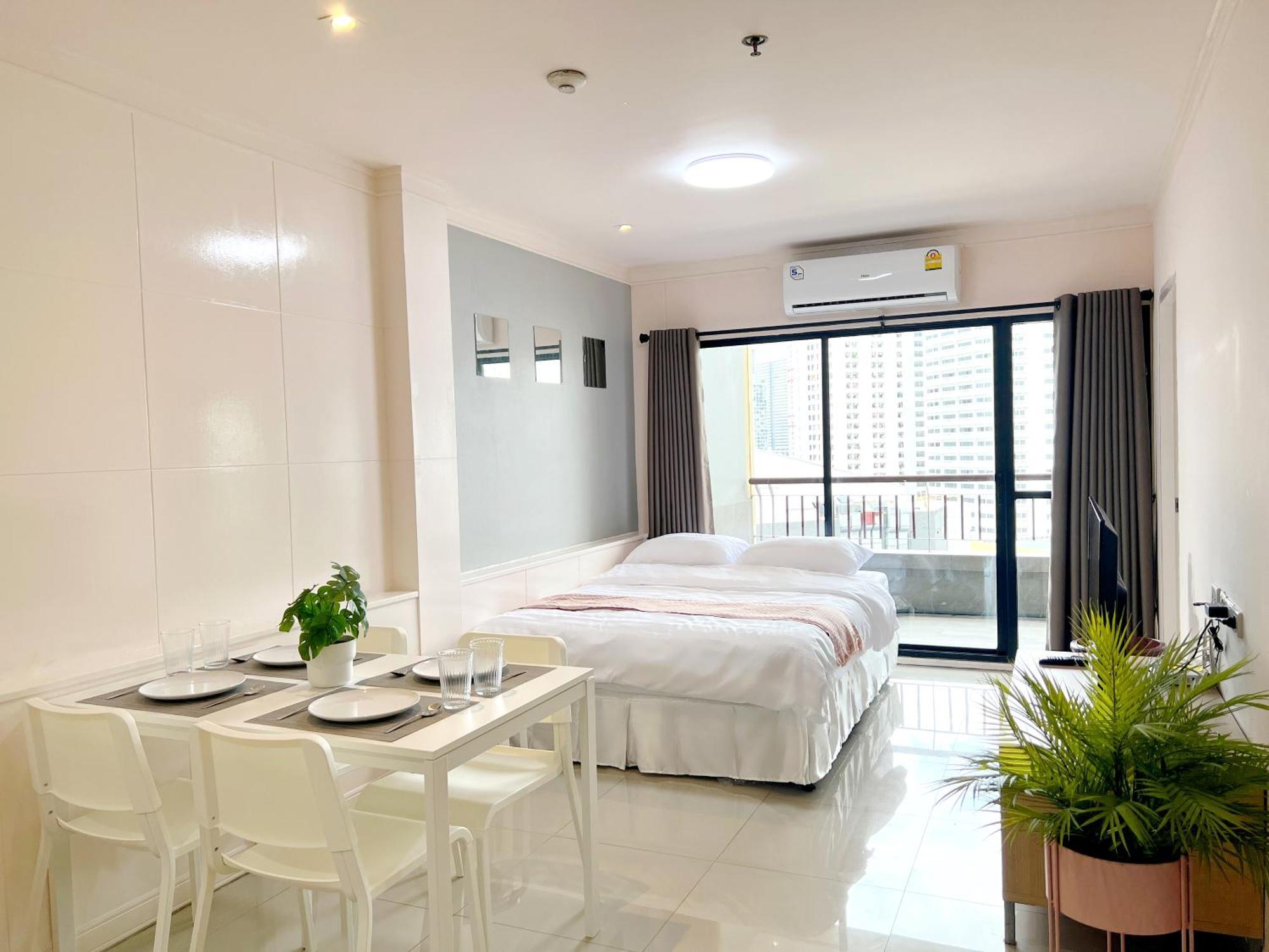 Center Bangkok Suite Next To Platinum Mall Exterior foto