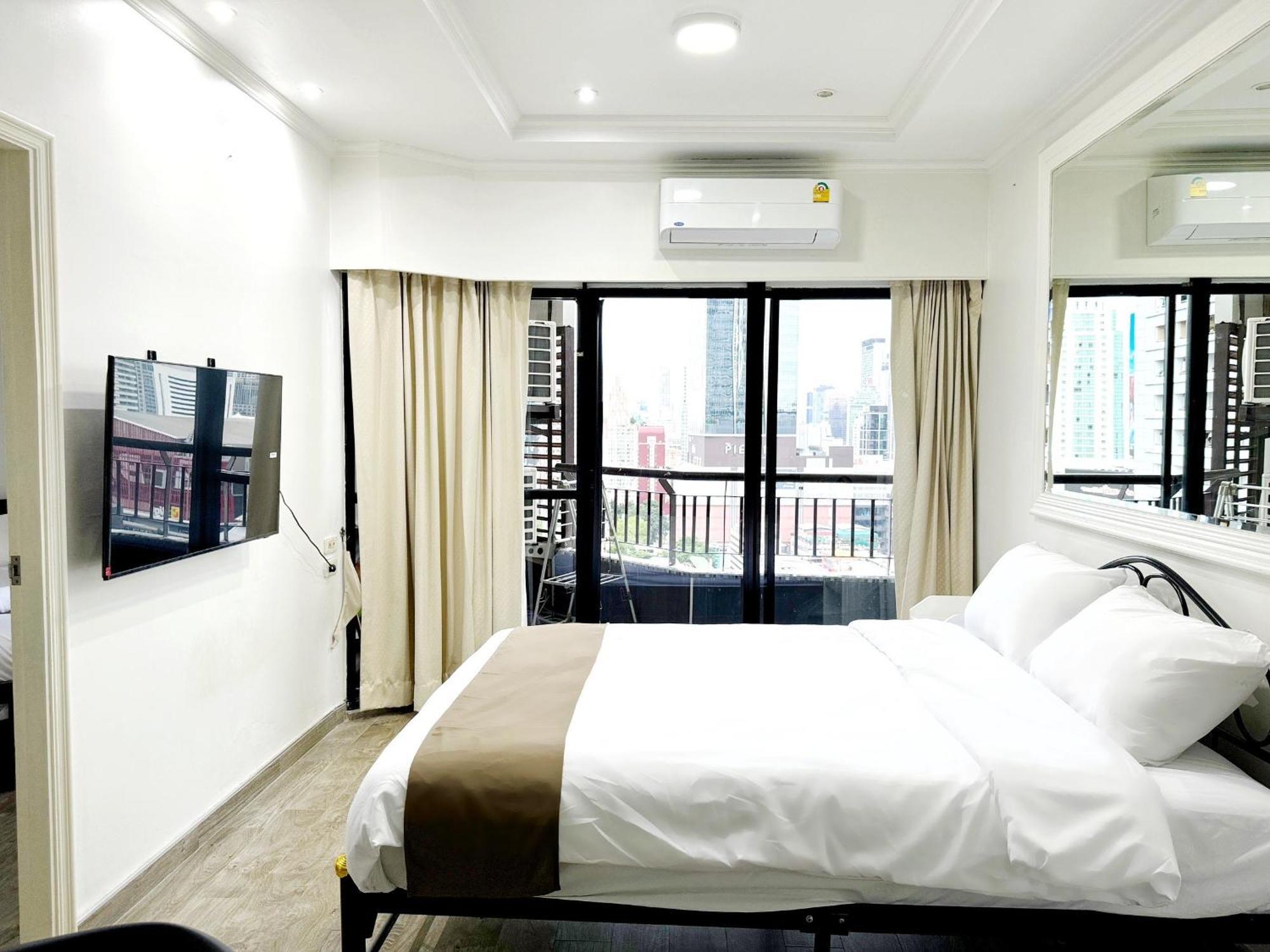 Center Bangkok Suite Next To Platinum Mall Exterior foto