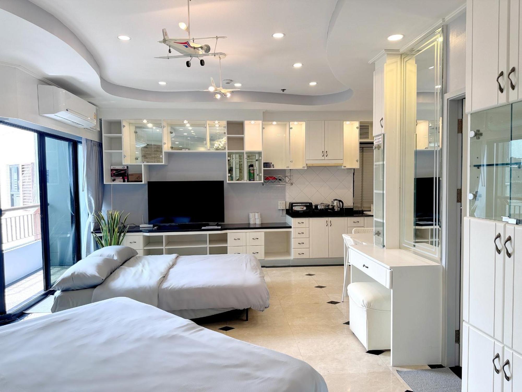 Center Bangkok Suite Next To Platinum Mall Exterior foto